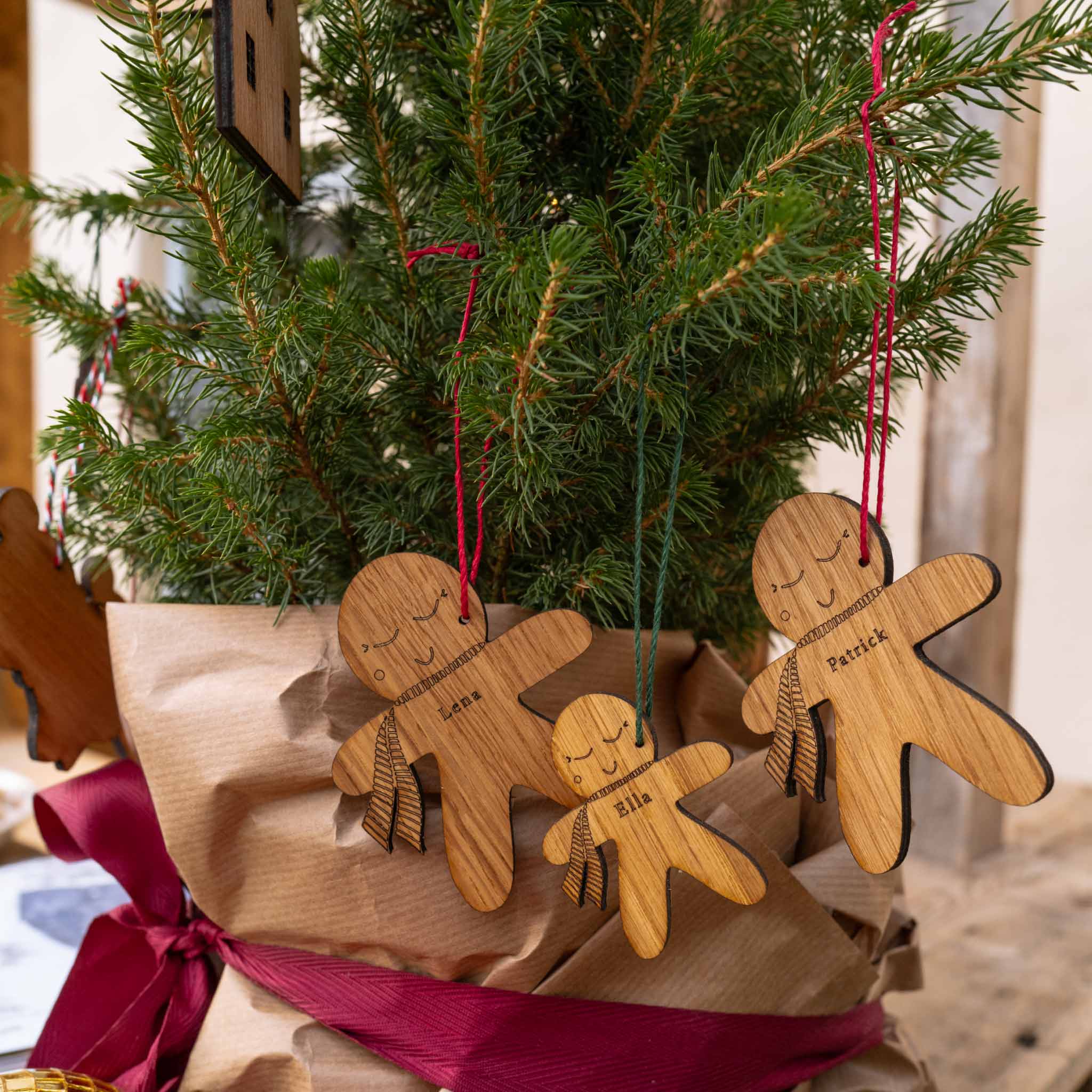 Anhänger personalisiert: Lebkuchen – we are forelsket