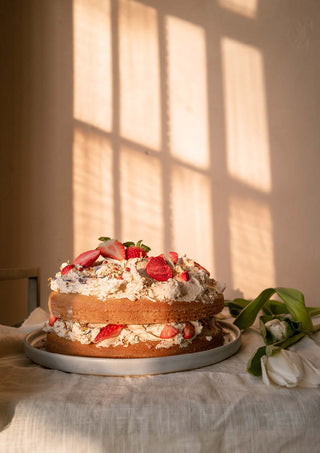 we are Forelsket vegane Frühlingstorte